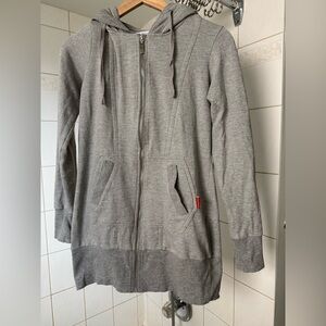 Gray Zip-Up Hoodie